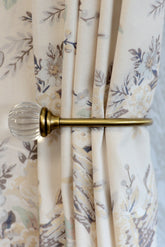 Laura Ashley Vivien Glass Curtain Embrace Antique Brass